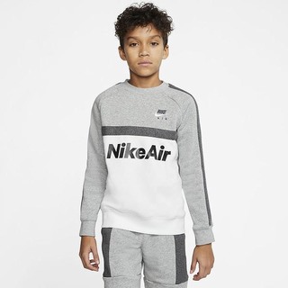 Hanorace Nike Air Crew Baieti Albi Inchis Gri Albi | UIWH-32189